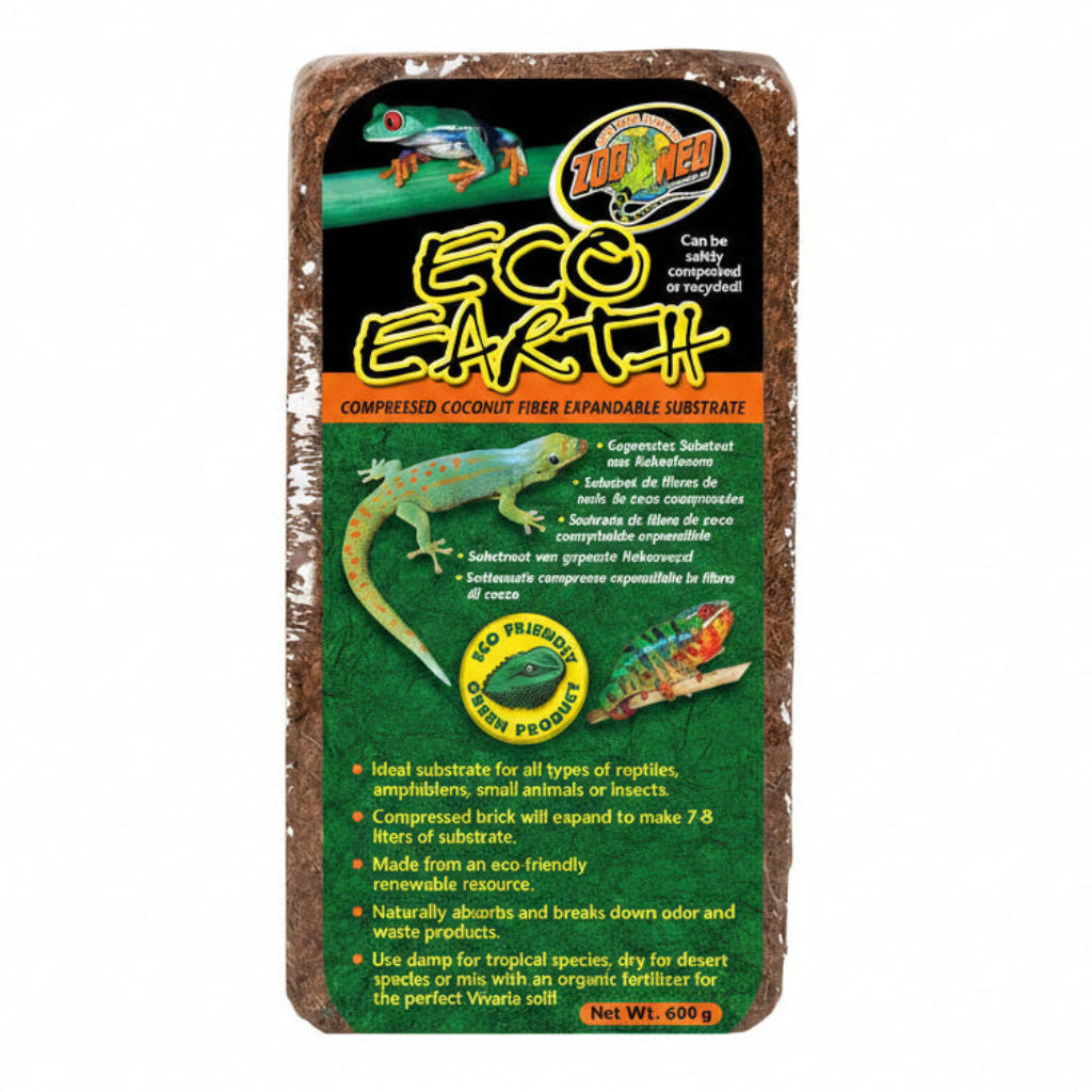 Zoo Med Laboratories SZMEE10 Eco Earth Pet Bed, 1-Brick