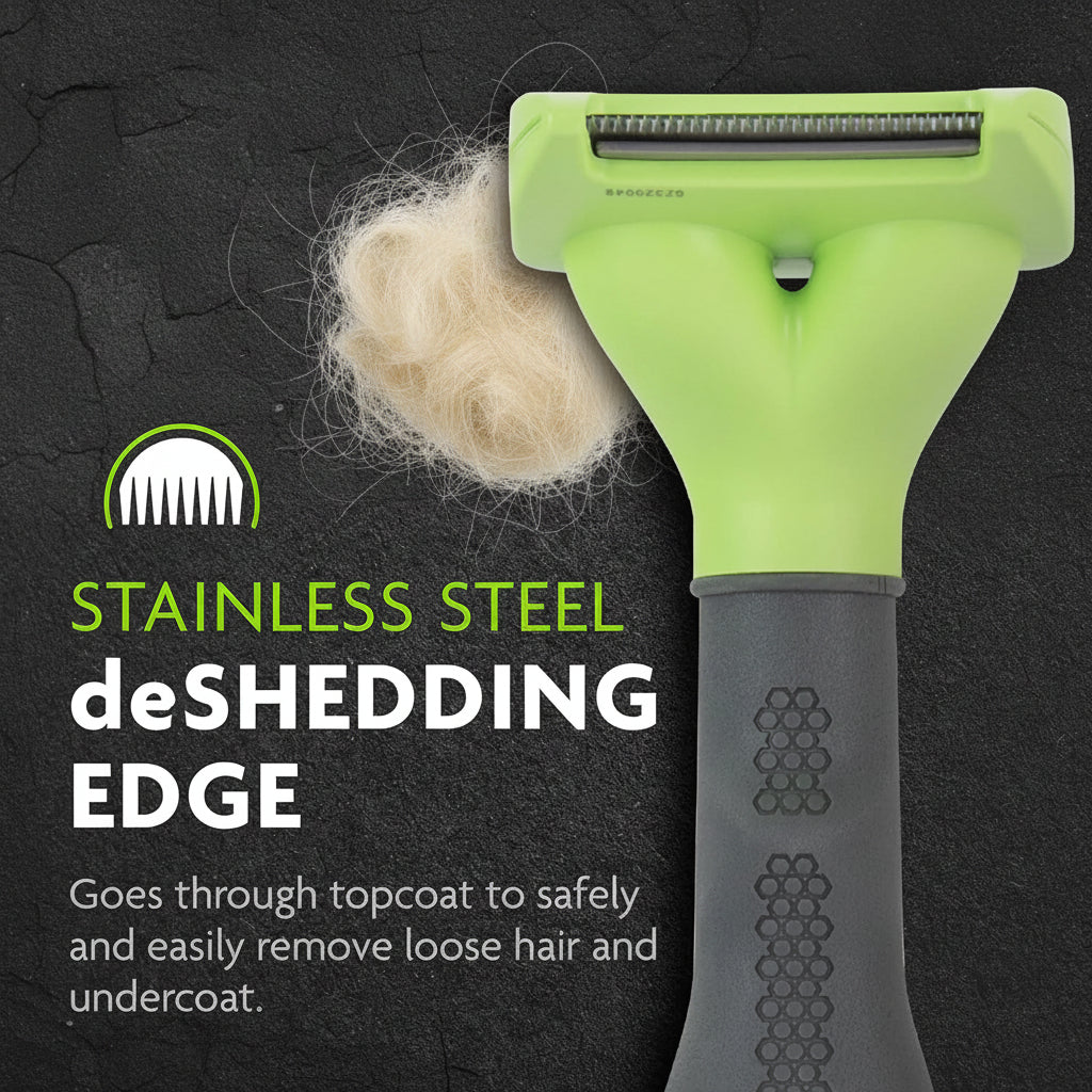 FURminator Small Dog Undercoat deShedding Tool, Short Hair, Reduces Loose Hair from Shedding
