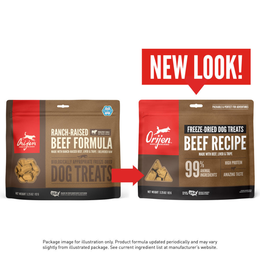 Orijen Freeze-Dried Dog Treats Ranch-Raised Beef, 1ea/3.25 oz