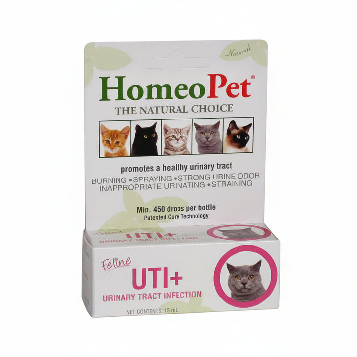 HomeoPet Feline UTI+ Cat Drops 1ea/15 ml