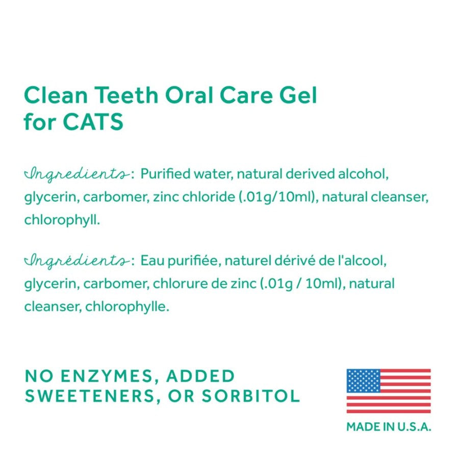 TropiClean Fresh Breath Clean Teeth Oral Care Gel For Cats 1ea/2 Fl. oz