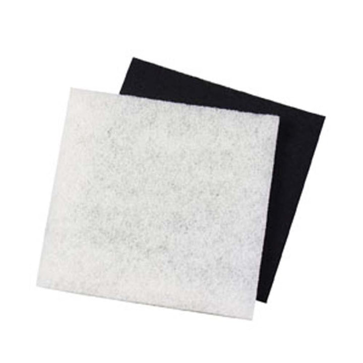 Danner Pondmaster Replacement Pads Filter Media Carbon & Coarse, Black, White, 1ea/12 In. X 12 in, 2 Piece