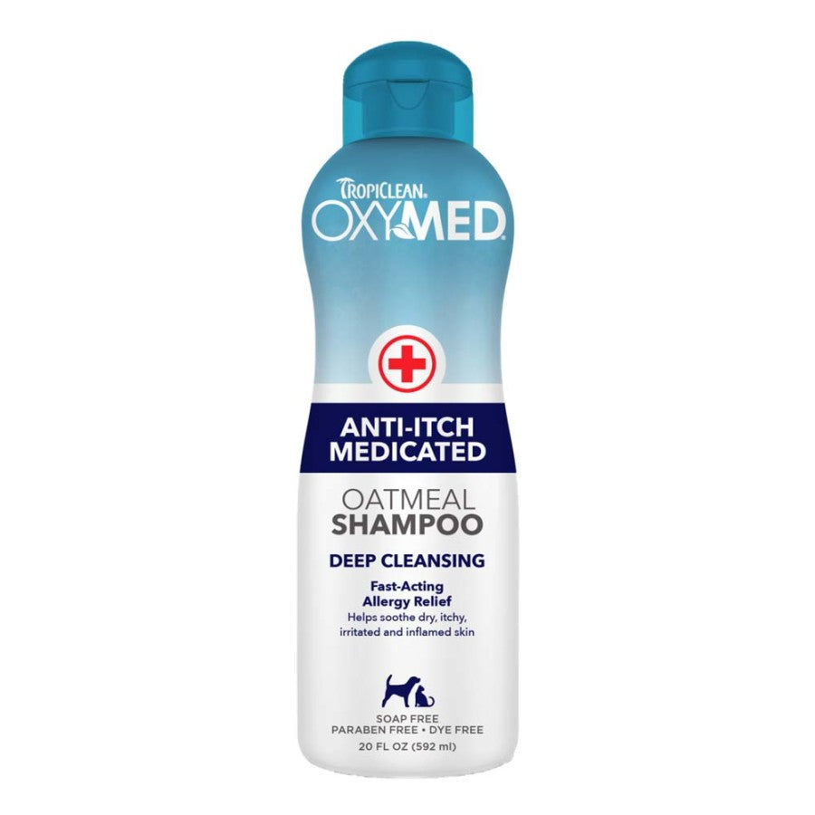 TropiClean OxyMed Medicated Anti Itch Pet Shampoo 1ea/20 oz