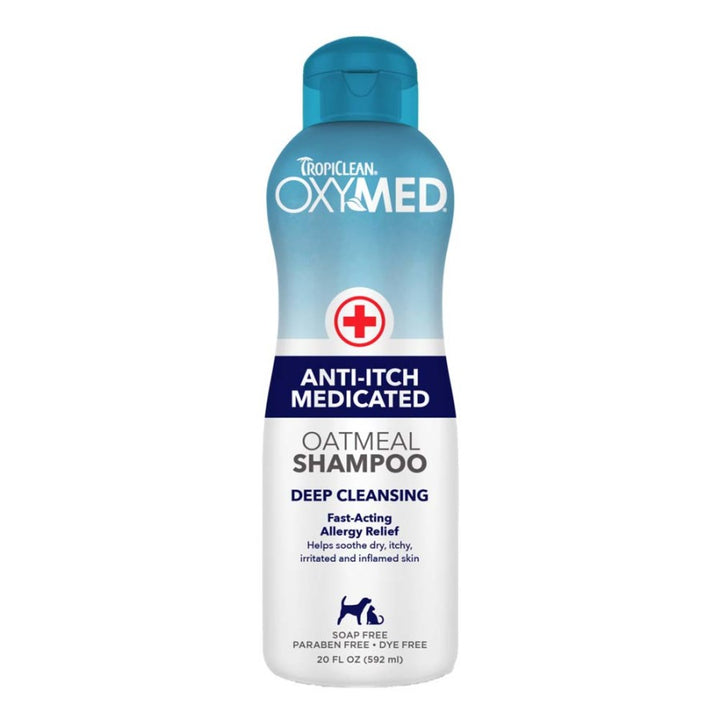 TropiClean OxyMed Medicated Anti Itch Pet Shampoo 1ea/20 oz