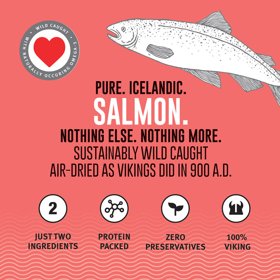 Icelandic+ Salmon Chips Dog Treat 1ea/Mini, 9.0 oz